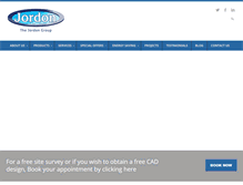 Tablet Screenshot of jordon.co.uk